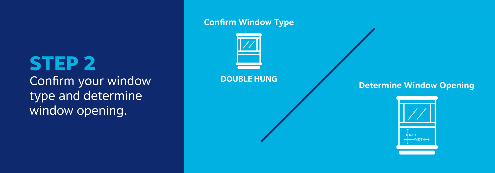 Determine your window type and window opening