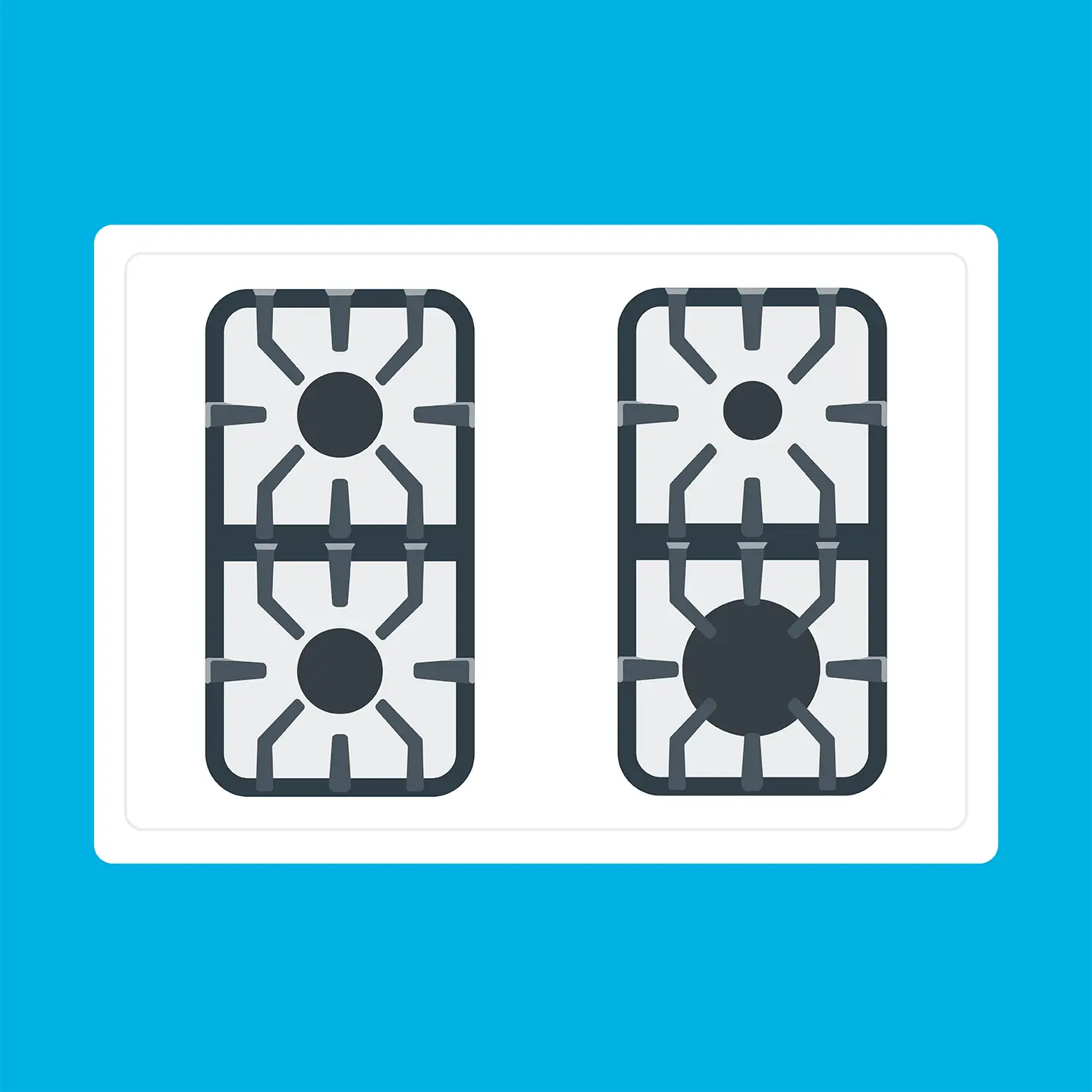 Cast-Iron Dishwasher Safe Grates