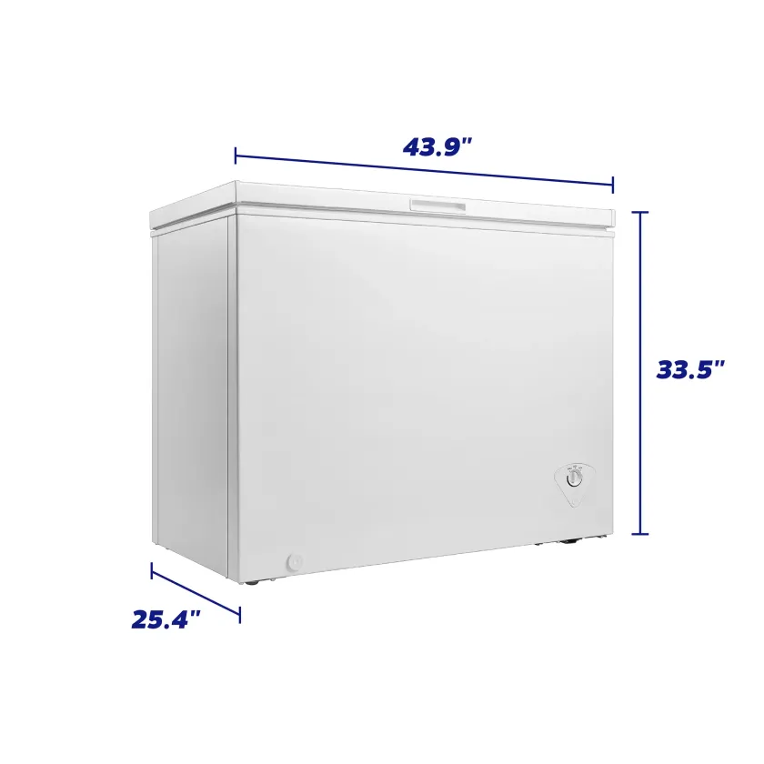 10.2 cu. ft. Chest Freezer dimensions