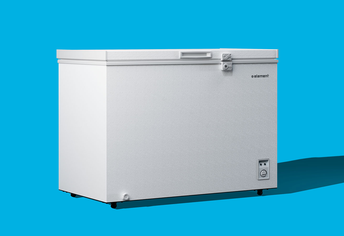Image of a chest freezer. 