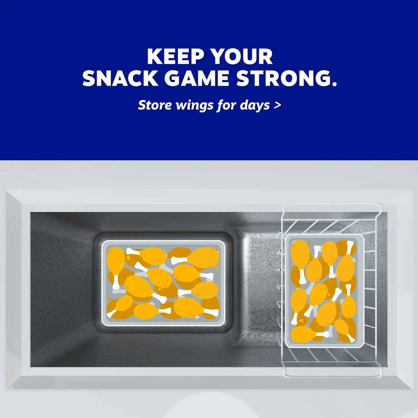 Keep your snack game strong - shop Element freezers