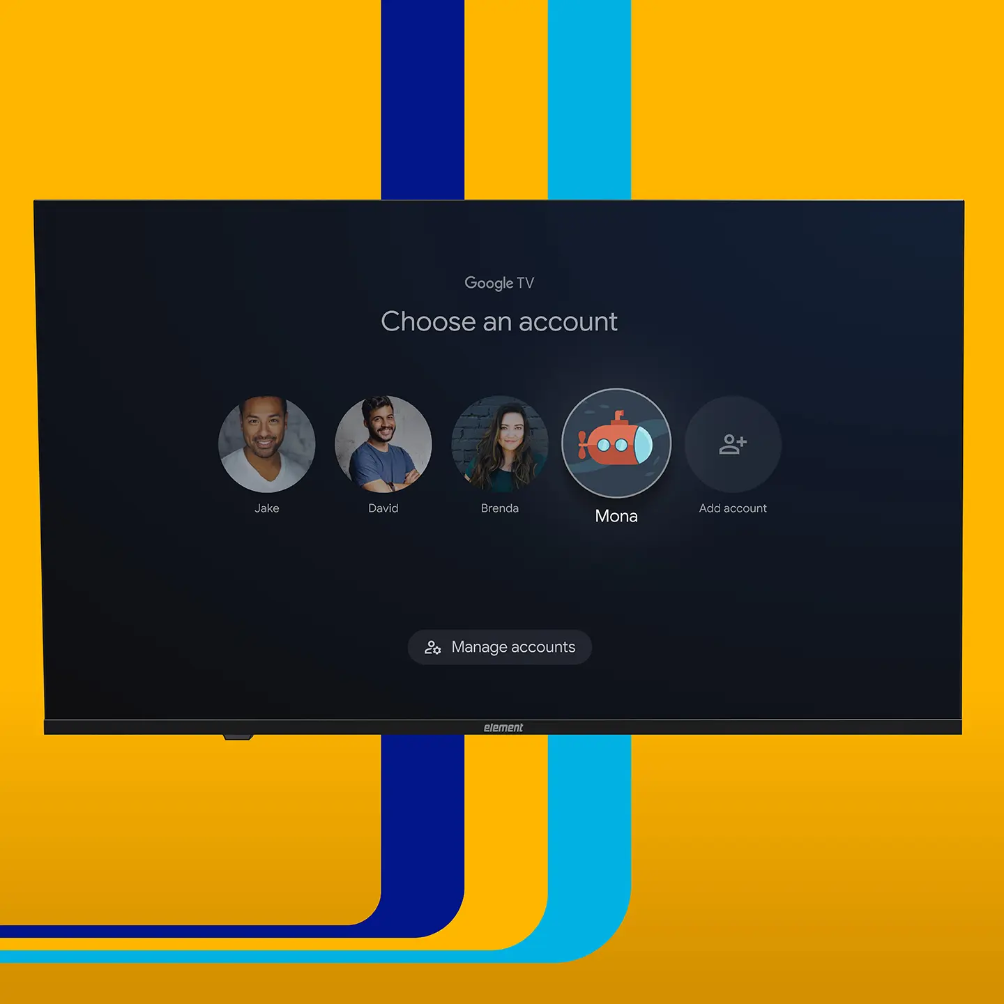 Google TV personalized profiles