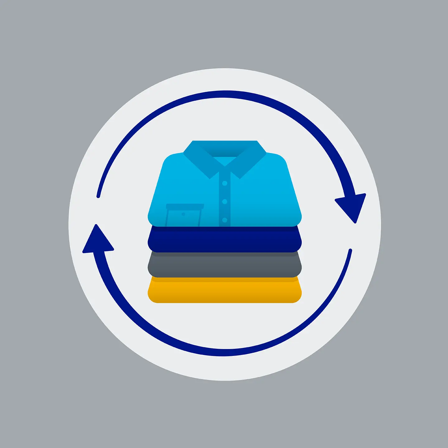 clothes cycle icon