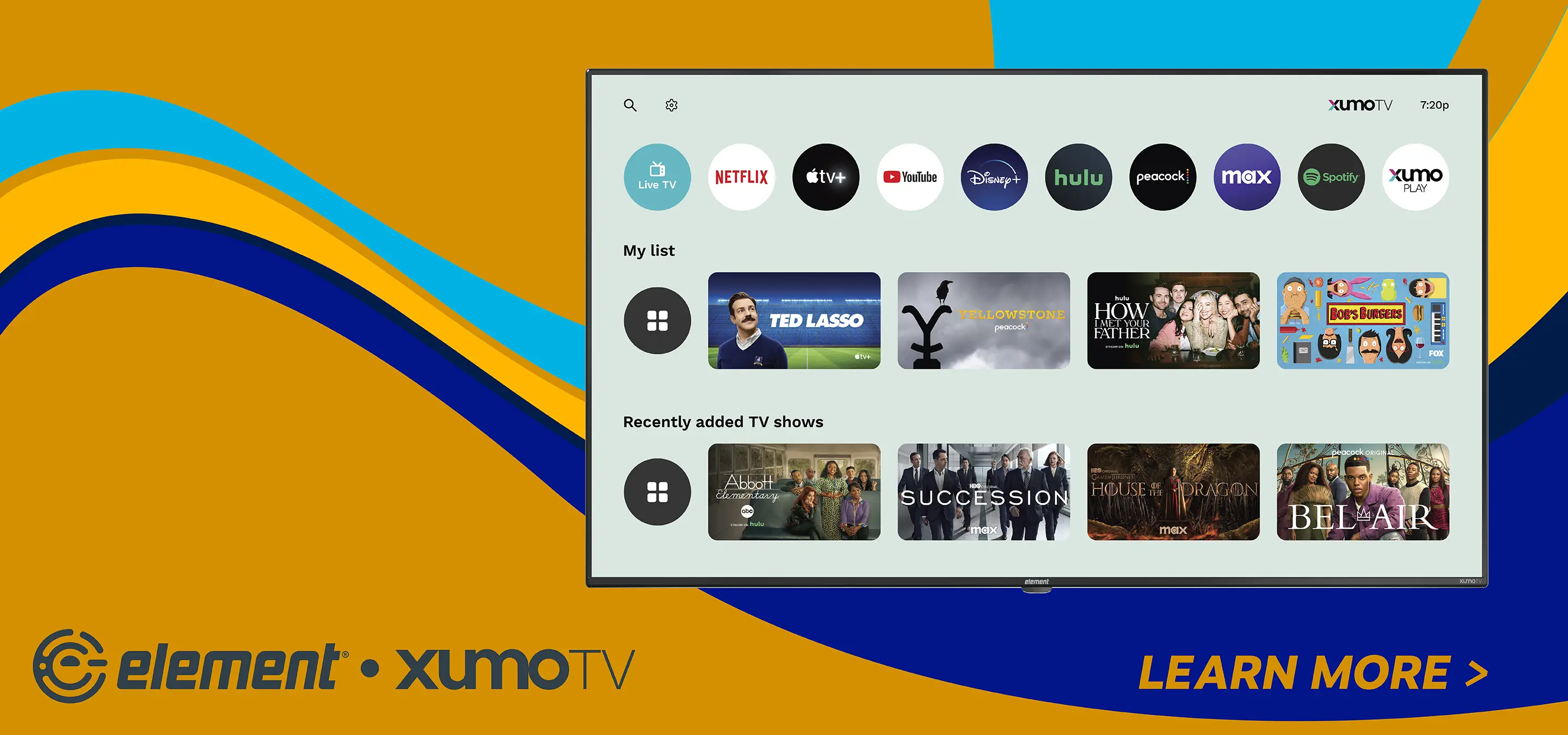 Xumo TV smart platform
