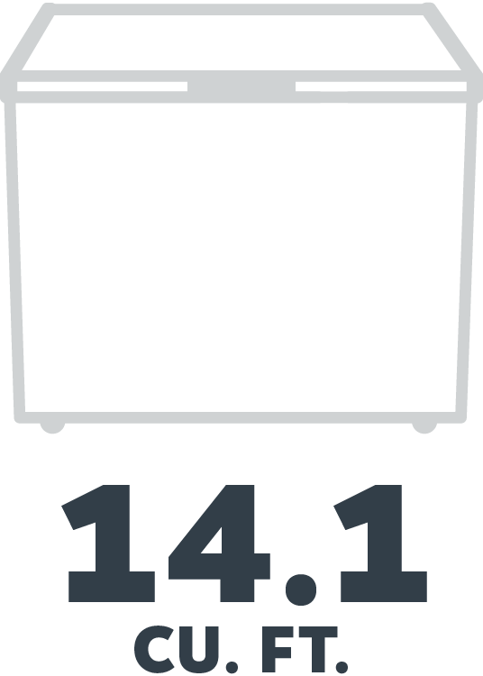 14.1 cu ft freezer icon