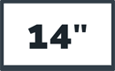 14" portable monitor icon