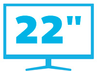 22 inch monitor icon - hover