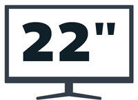 22 inch monitor icon