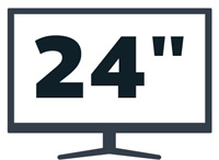 24 inch monitor icon