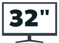 32 inch monitor icon