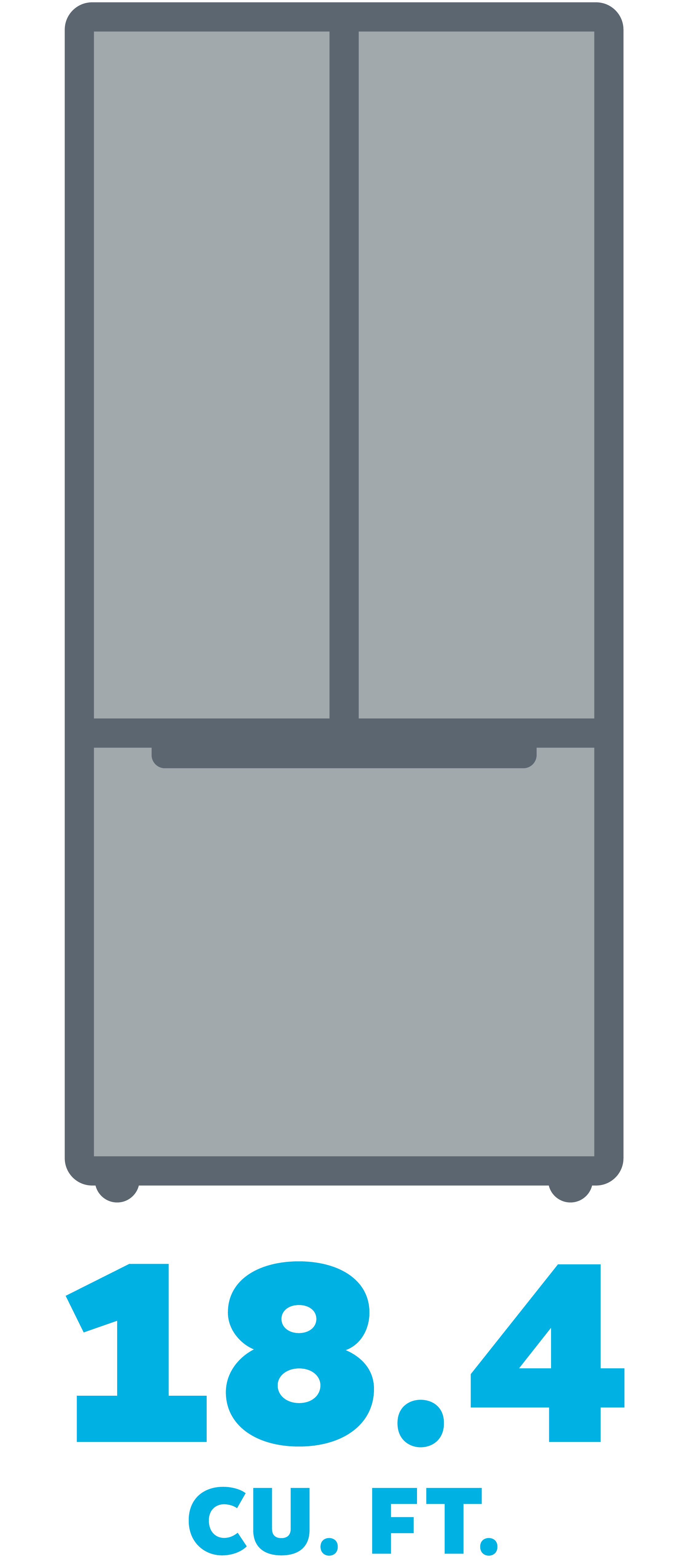 Element 18.4 cu ft French Door Refrigerator - hover