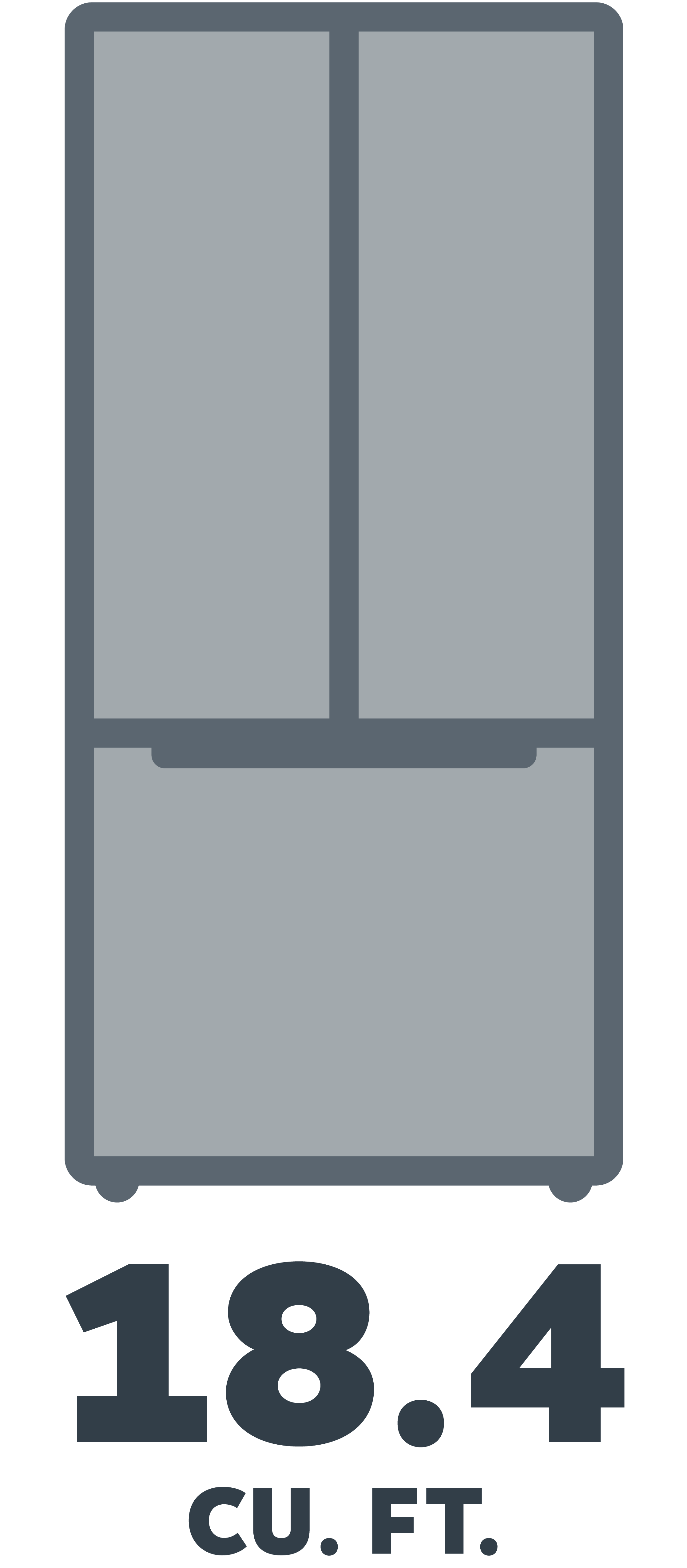 Element 18.4 cu ft French Door Refrigerator