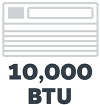 10,000 BTU Icon