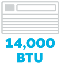 14,000 BTU Icon