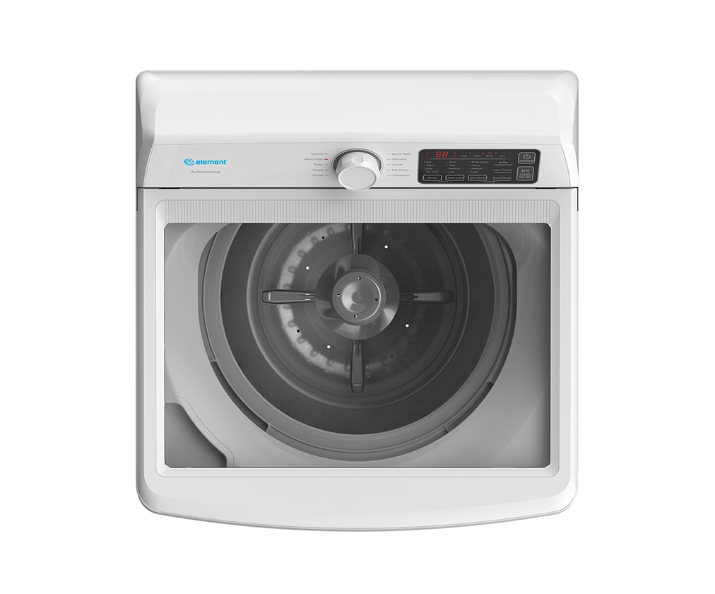 Element Electronics washer - top view