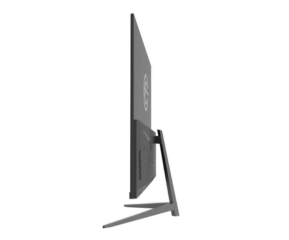 32" PC Monitor side image with Element logo centered on the back of the monitor
