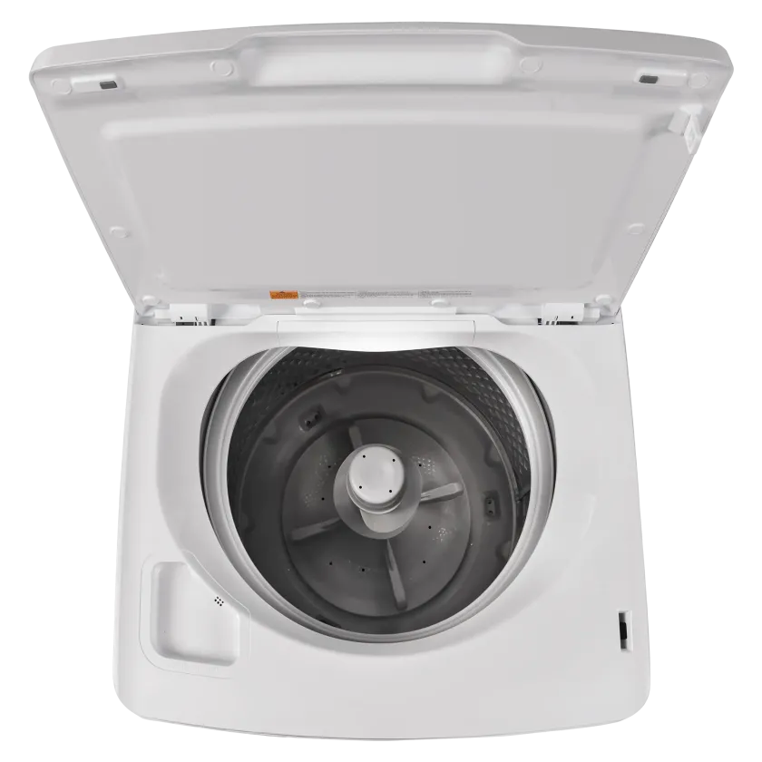 Element 3.7 Cu. Ft. Top Load Washer top view with lid open
