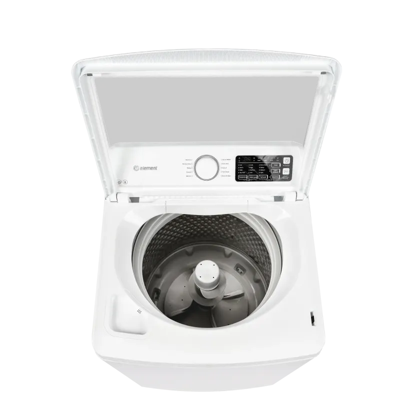 Element 3.7 Cu. Ft. Top Load Washer with Agitator - top, lid open