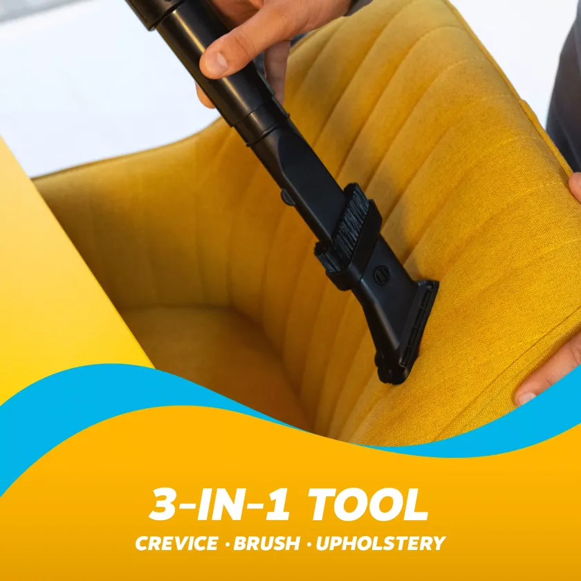 3-in-1 tool - crevice, brush, upholstery
