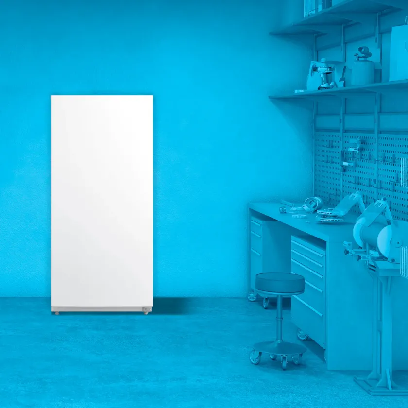 Element 13.8 cu. ft. Upright Freezer - White | Element Electronics