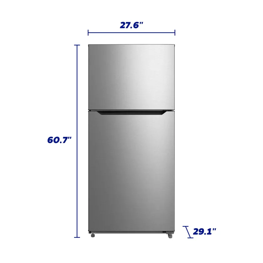 14.2 cu. ft. Top Freezer Refrigerator dimensions