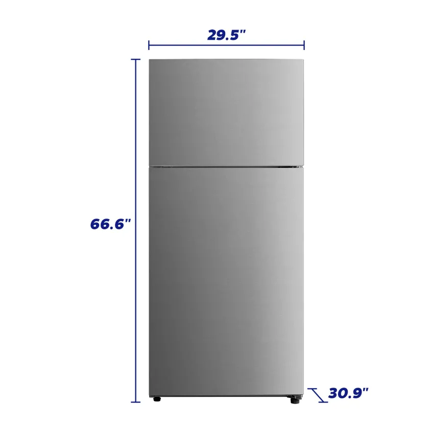 18.0 cu. ft. Top Freezer Refrigerator dimensions