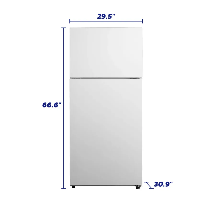 18.0 cu. ft. Top Freezer Refrigerator dimensions