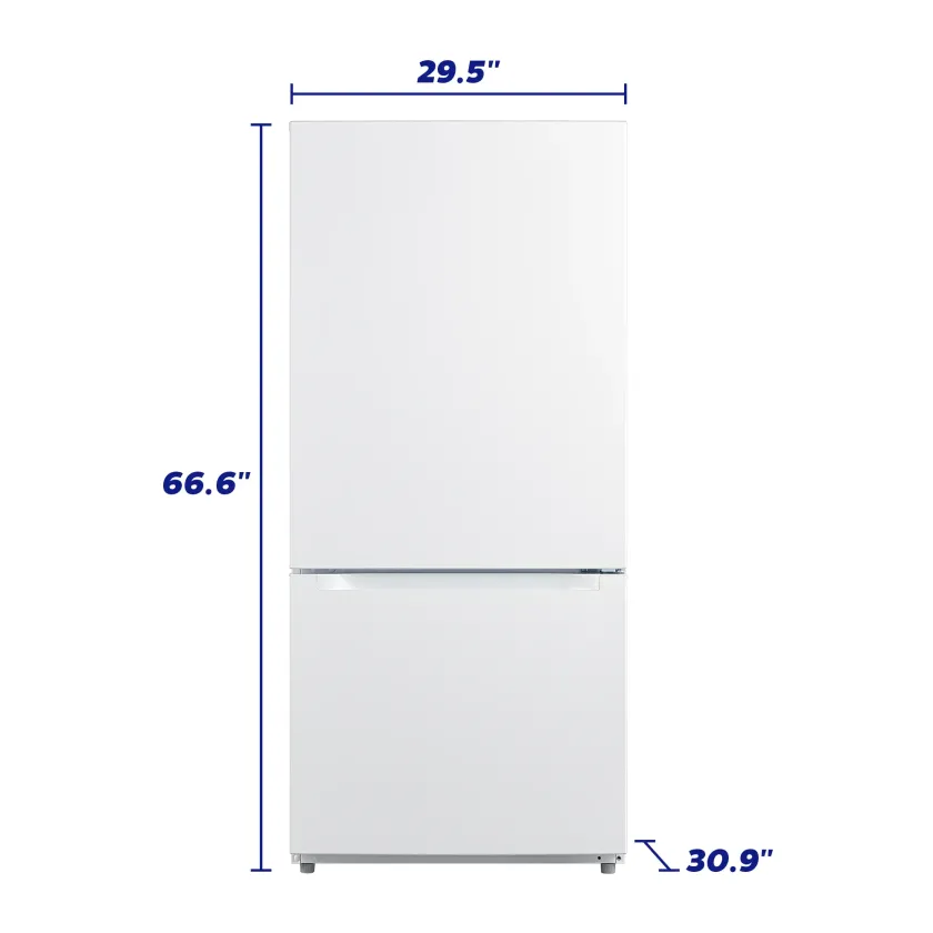 18.7 cu. ft. Bottom Freezer Refrigerator dimensions