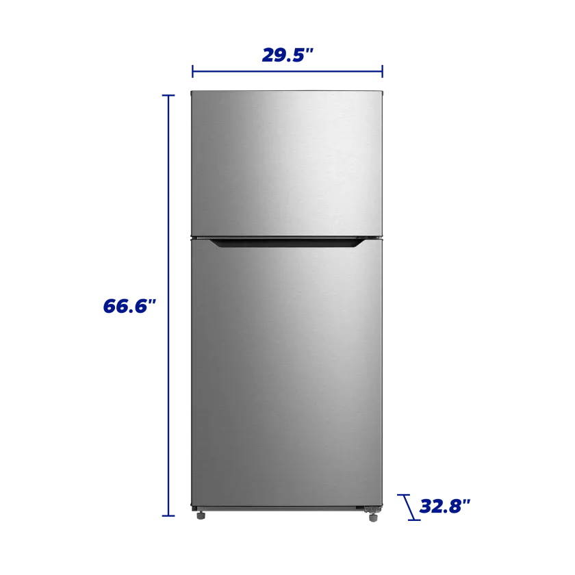 20.5 cu. ft. Top Freezer Refrigerator - dimensions