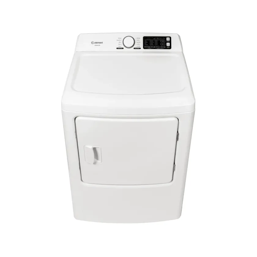 6.7 cu ft Electric Dryer top view