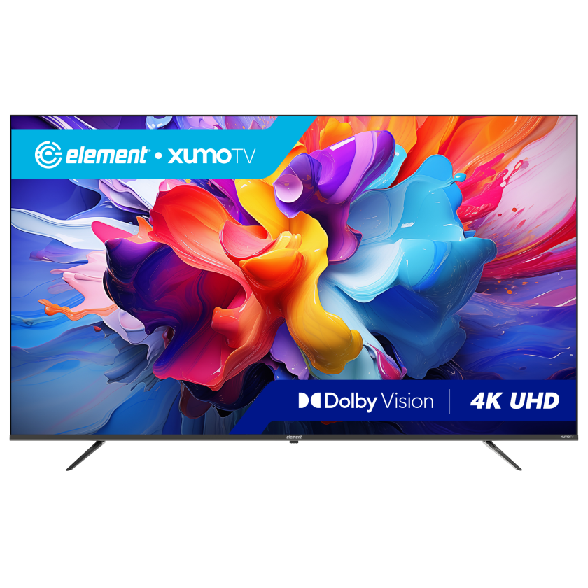 Element 75” 4K UHD HDR Frameless Xumo TV front view