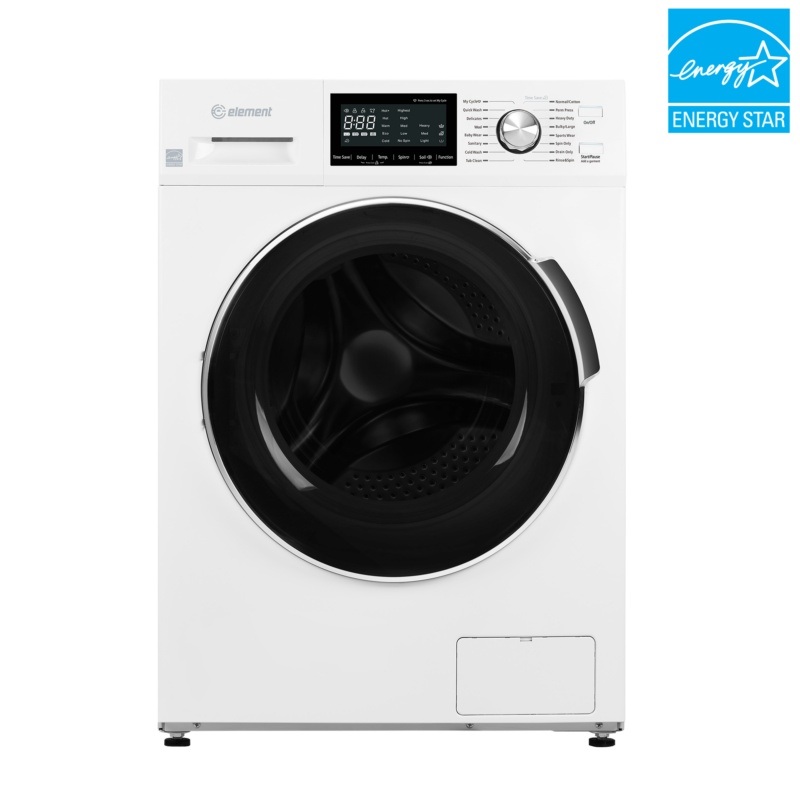2.7 cubic feet front load washer front view