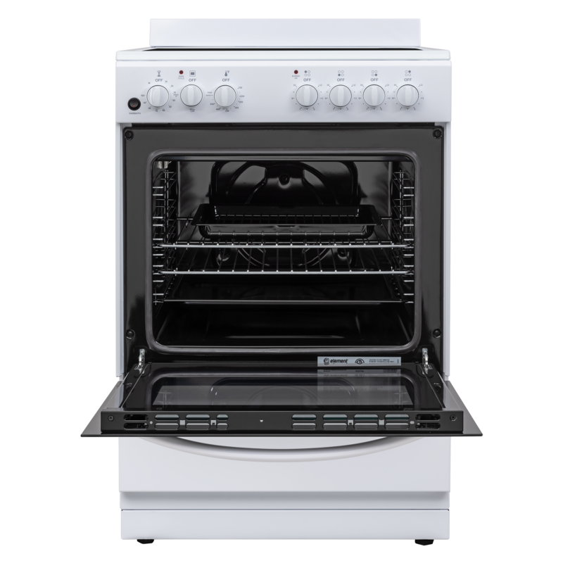 24" Electric Range - Front Open