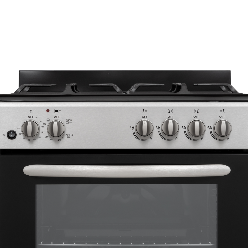 24" Gas Range - All Knobs
