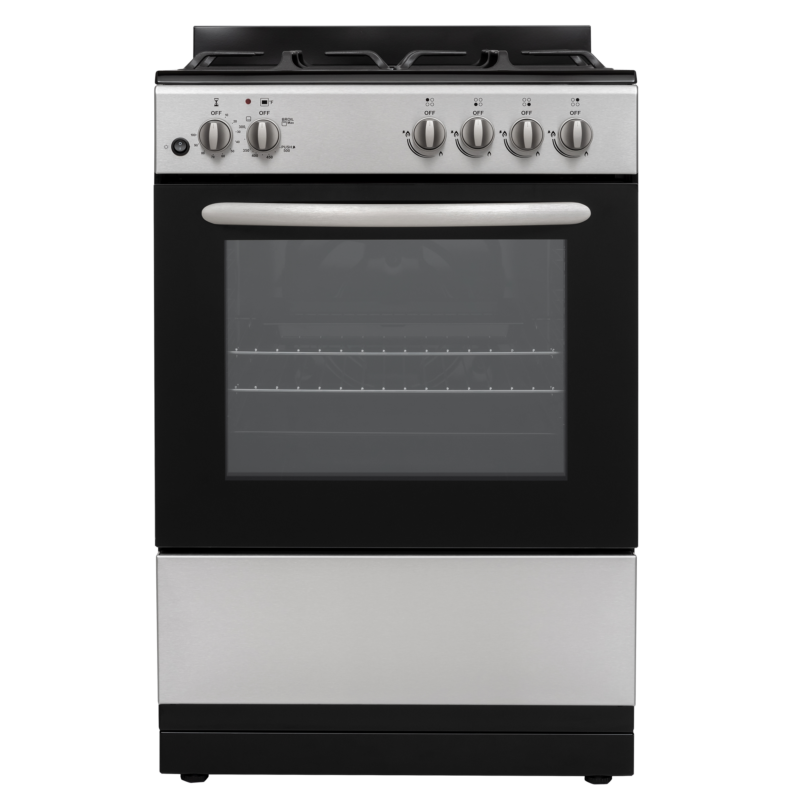 24" Gas Range - Front