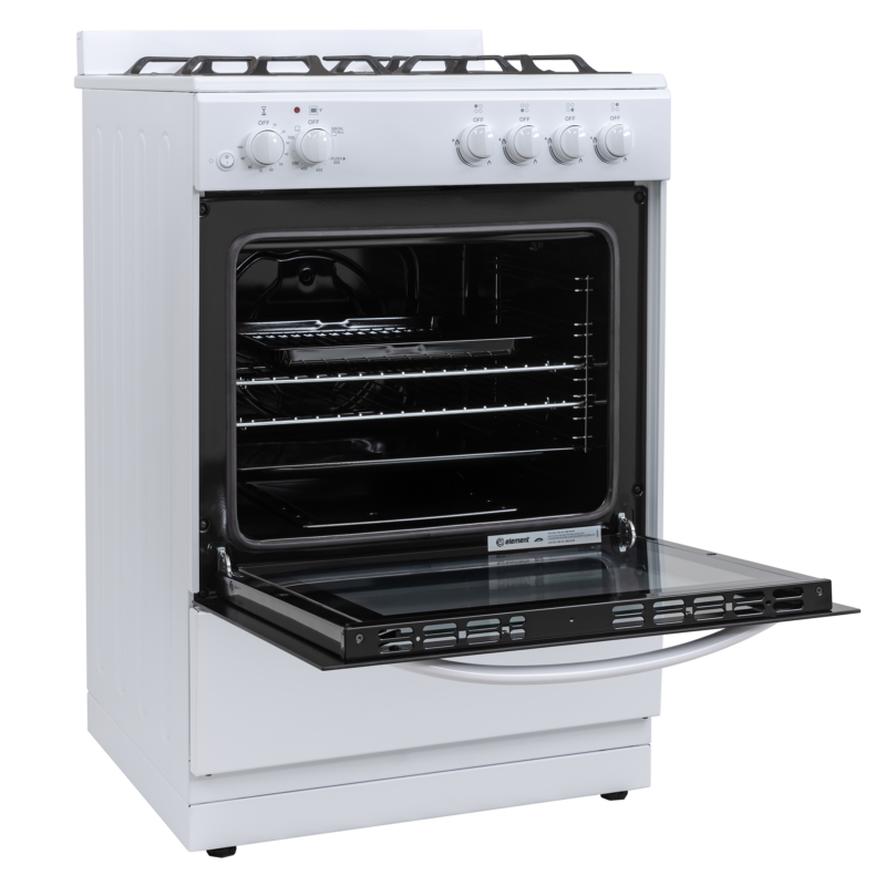 24" Gas Range - Left Angle Open