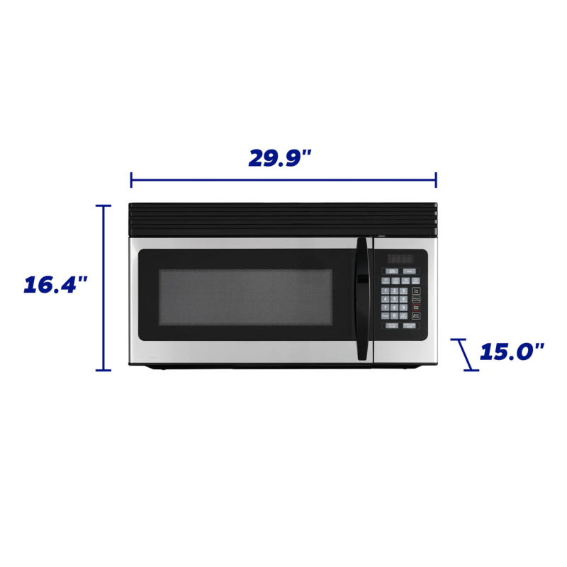Element over the range microwave Dimensions