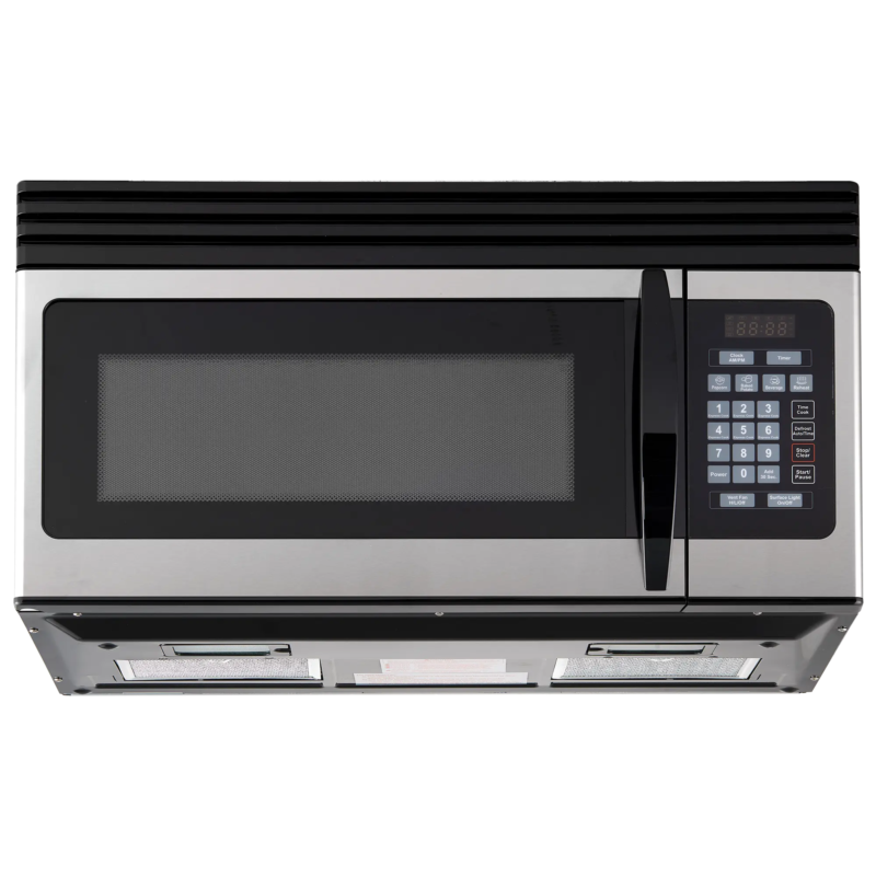 Element over the range microwave Front bottom angle view