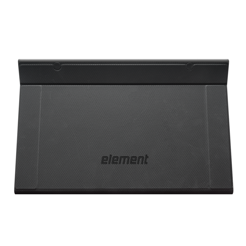 15.6" portable monitor back with case open