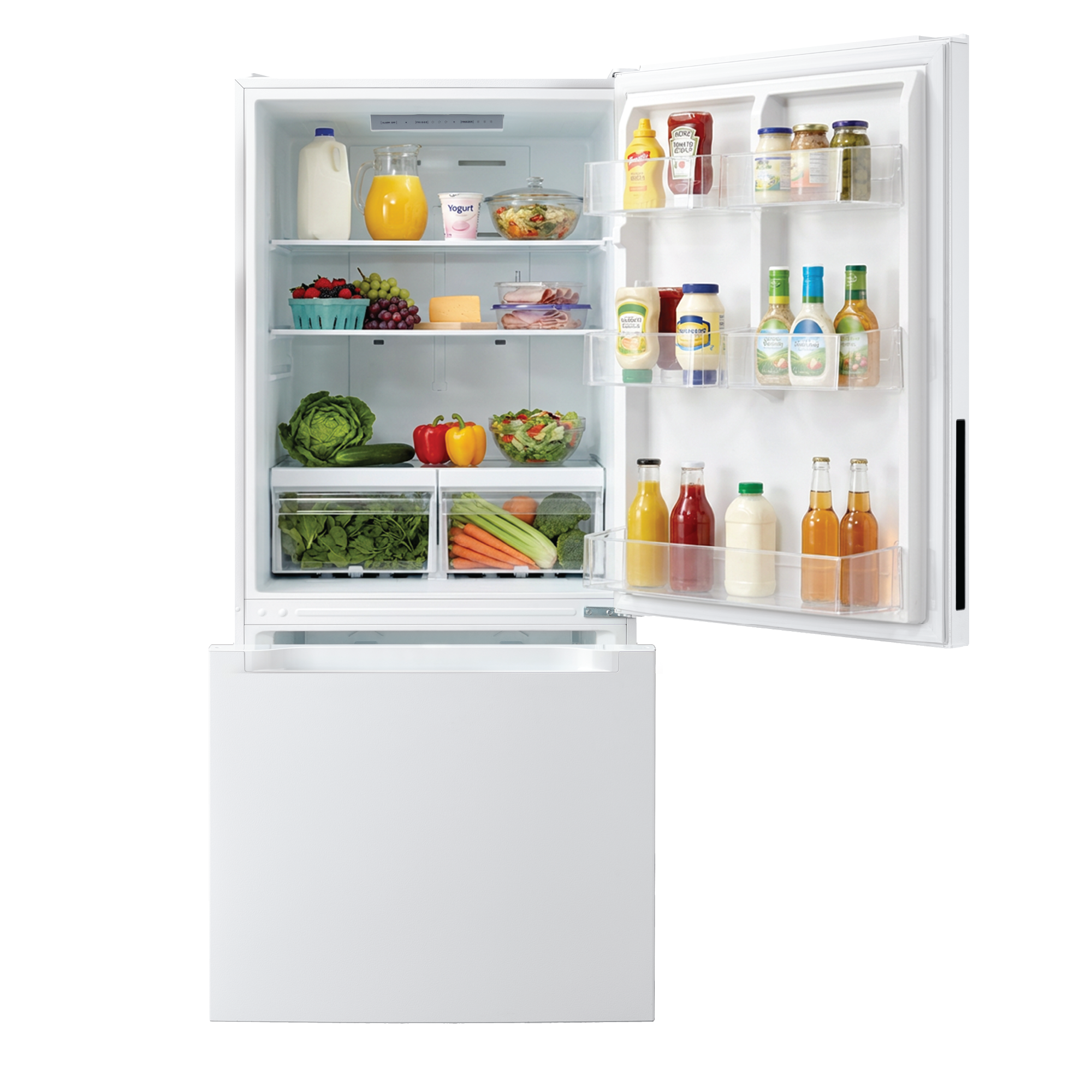 18.7 cu. ft. Bottom Freezer Refrigerator – White (ERBM19CBW