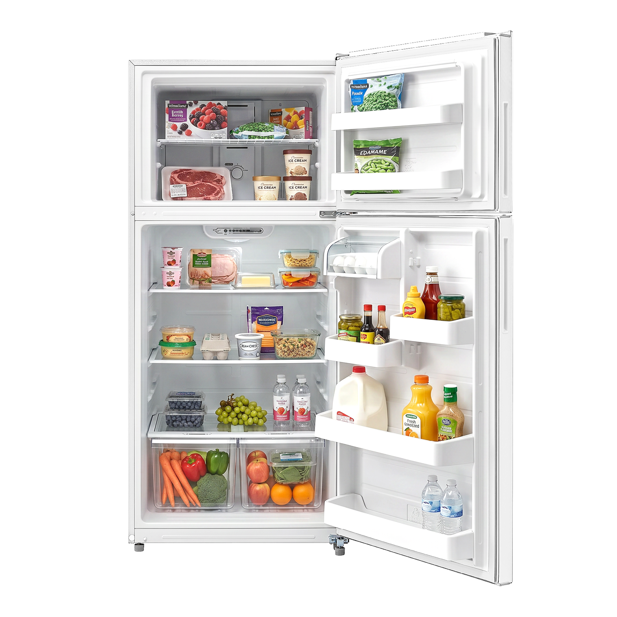 18.0 cu. ft. Top Freezer Refrigerator - White (ERT18CSCW