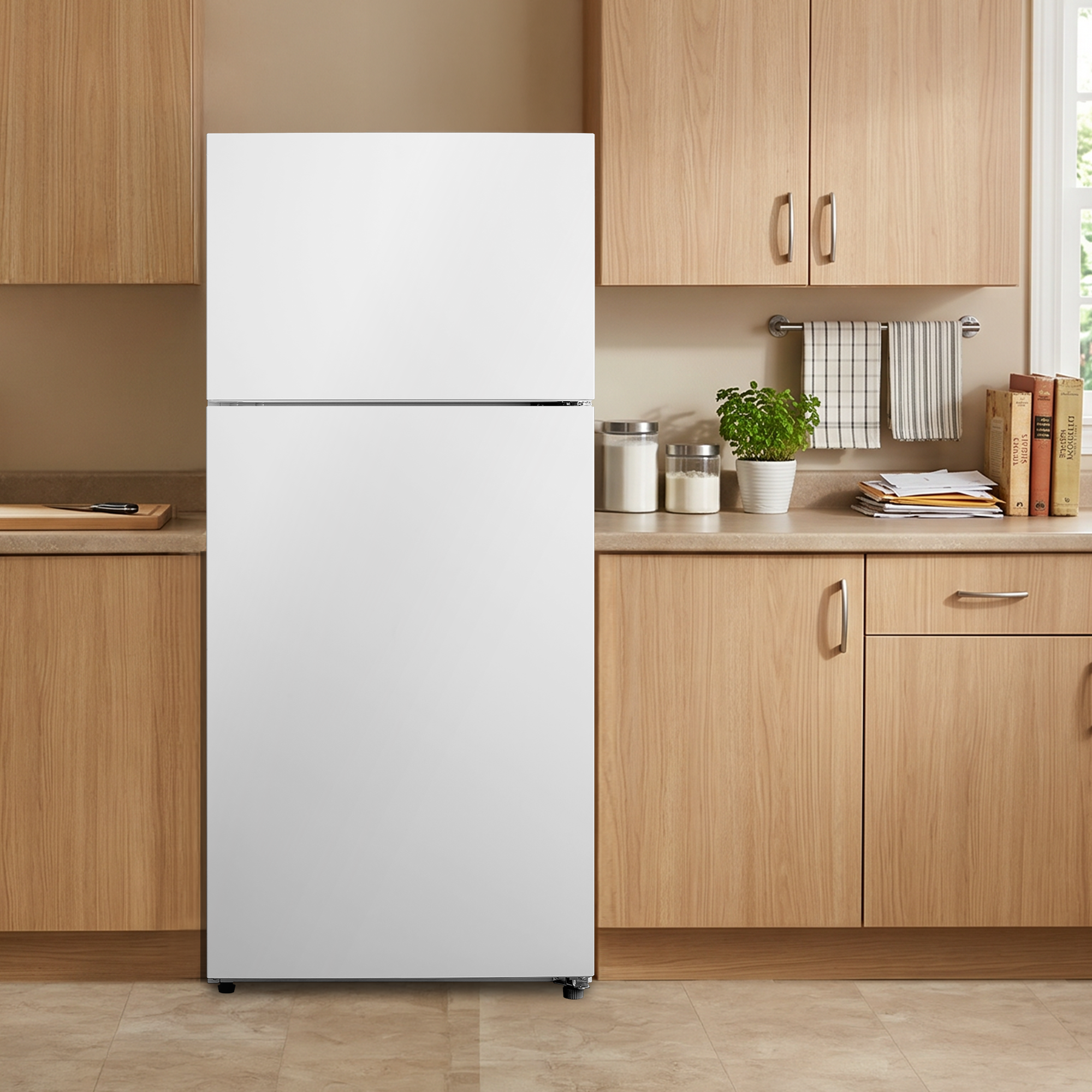 18.0 cu. ft. Top Freezer Refrigerator - White (ERT18CSCW