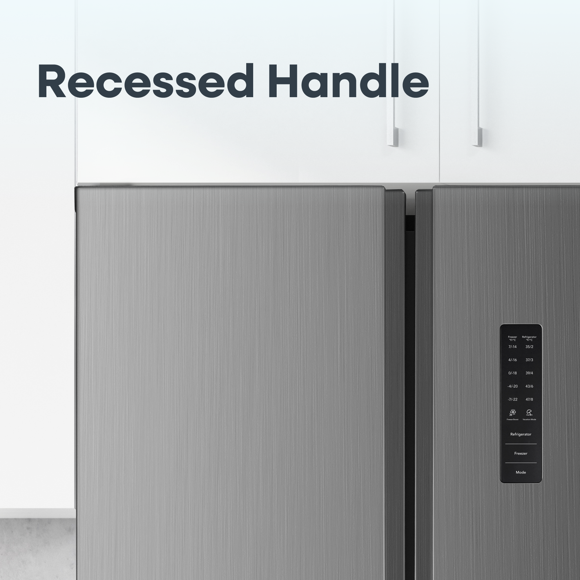 21.4 cu. ft. Side-by-Side Refrigerator – Stainless Steel (ERX21FDS