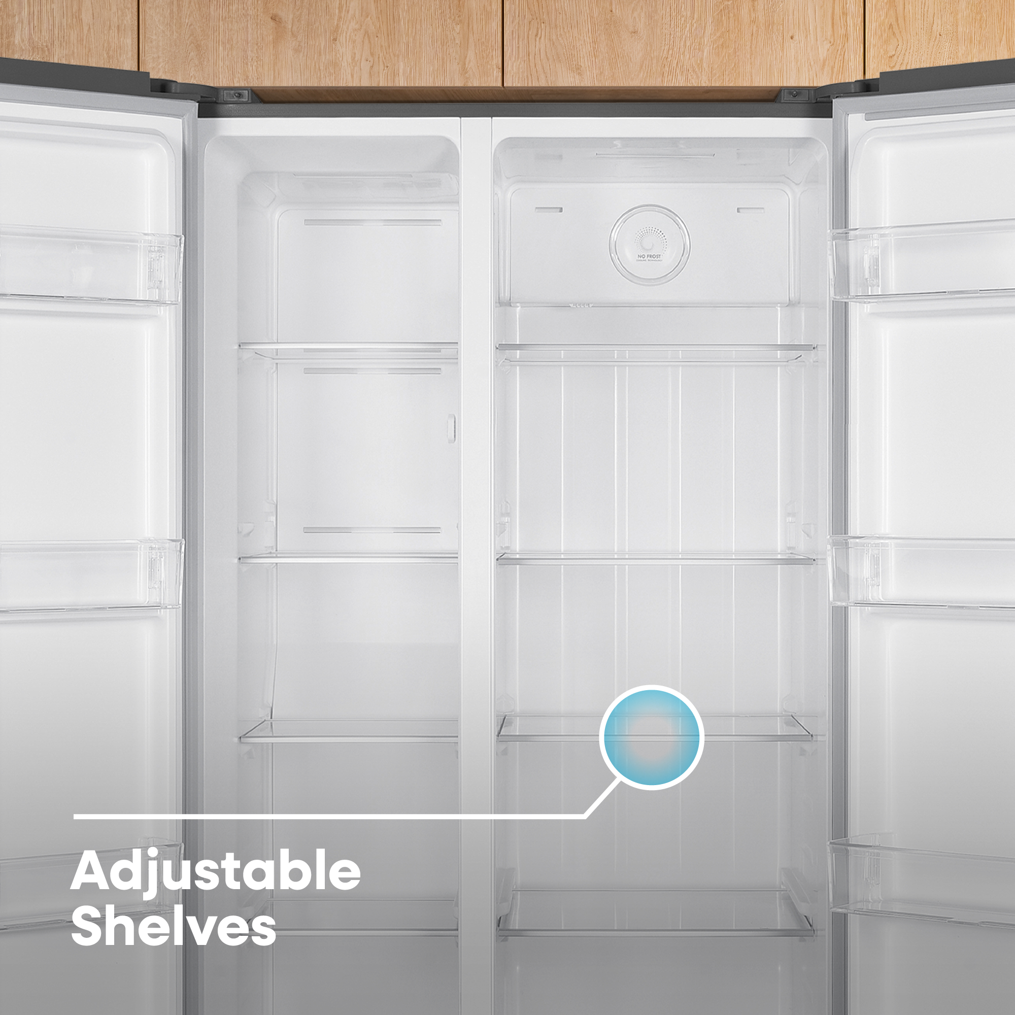21.4 cu. ft. Side-by-Side Refrigerator – Stainless Steel (ERX21FDS