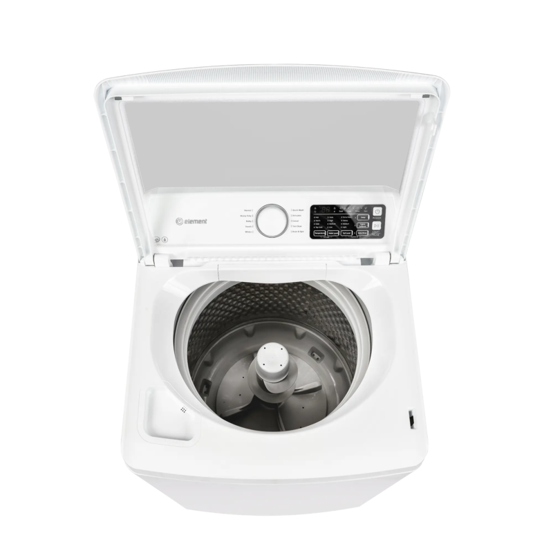 Element 3.7 Cu. Ft. Top Load Washer with Agitator - top, lid open