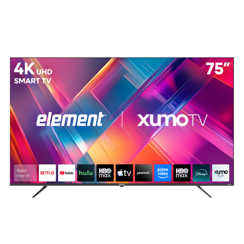 75” 4K UHD HDR Frameless Xumo TV (E550AE75C) | Element Electronics