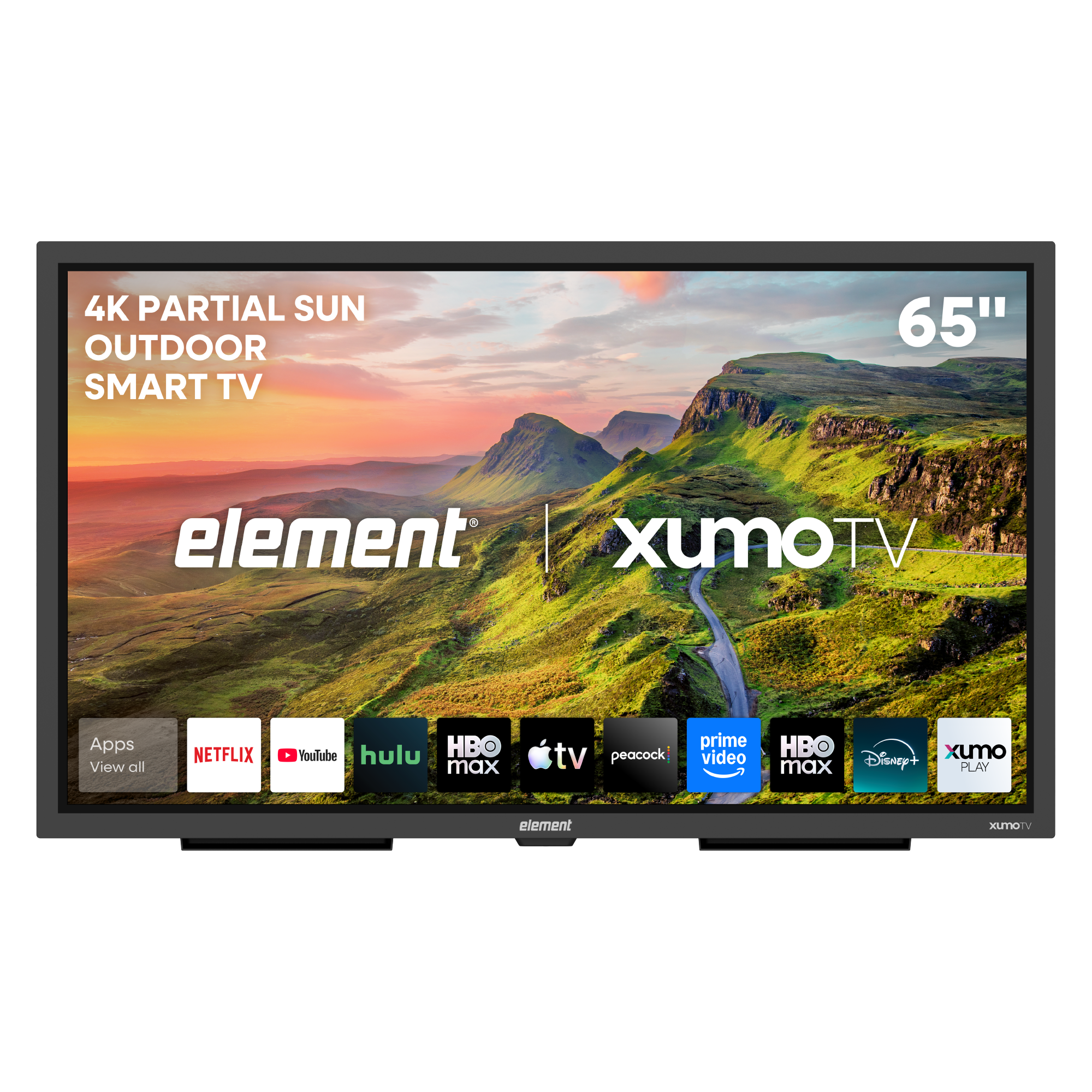 五十恩 テレボート 65' 4K UHD Partial Sun Outdoor Xumo TV (EP500AE65C) | Element