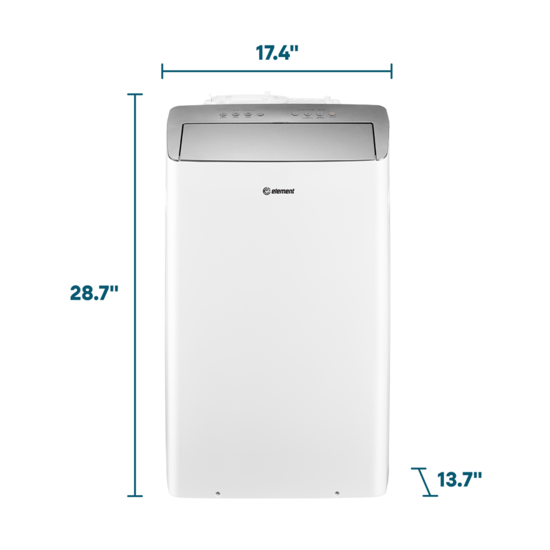 Element Dual-Hose Portable AC Dimensions