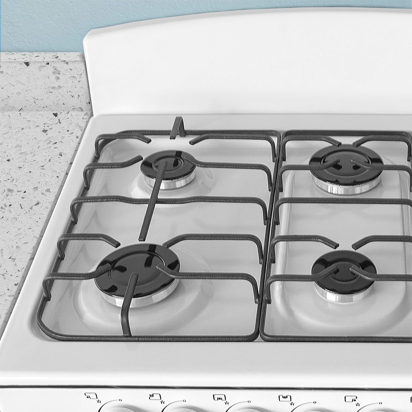 30in 6-Burner Grates