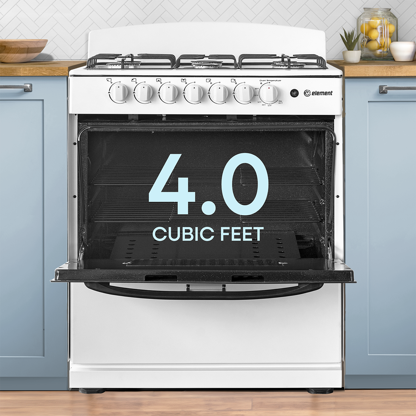 30in 6-Burner Capacity